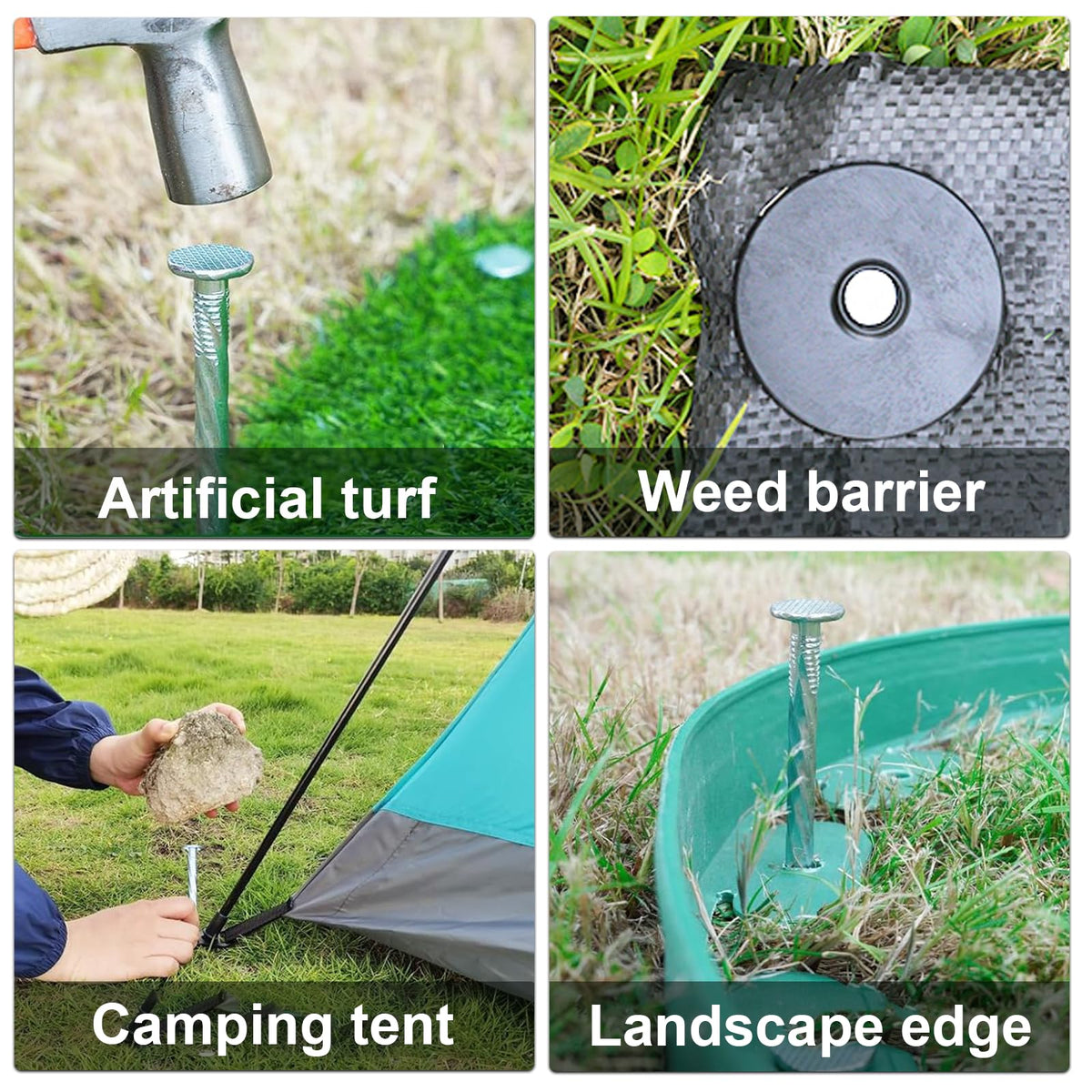 CAROYINO multipurpose spiral stakes easy to install and reuse