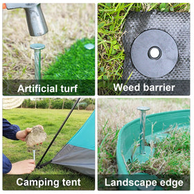 CAROYINO multipurpose spiral stakes easy to install and reuse