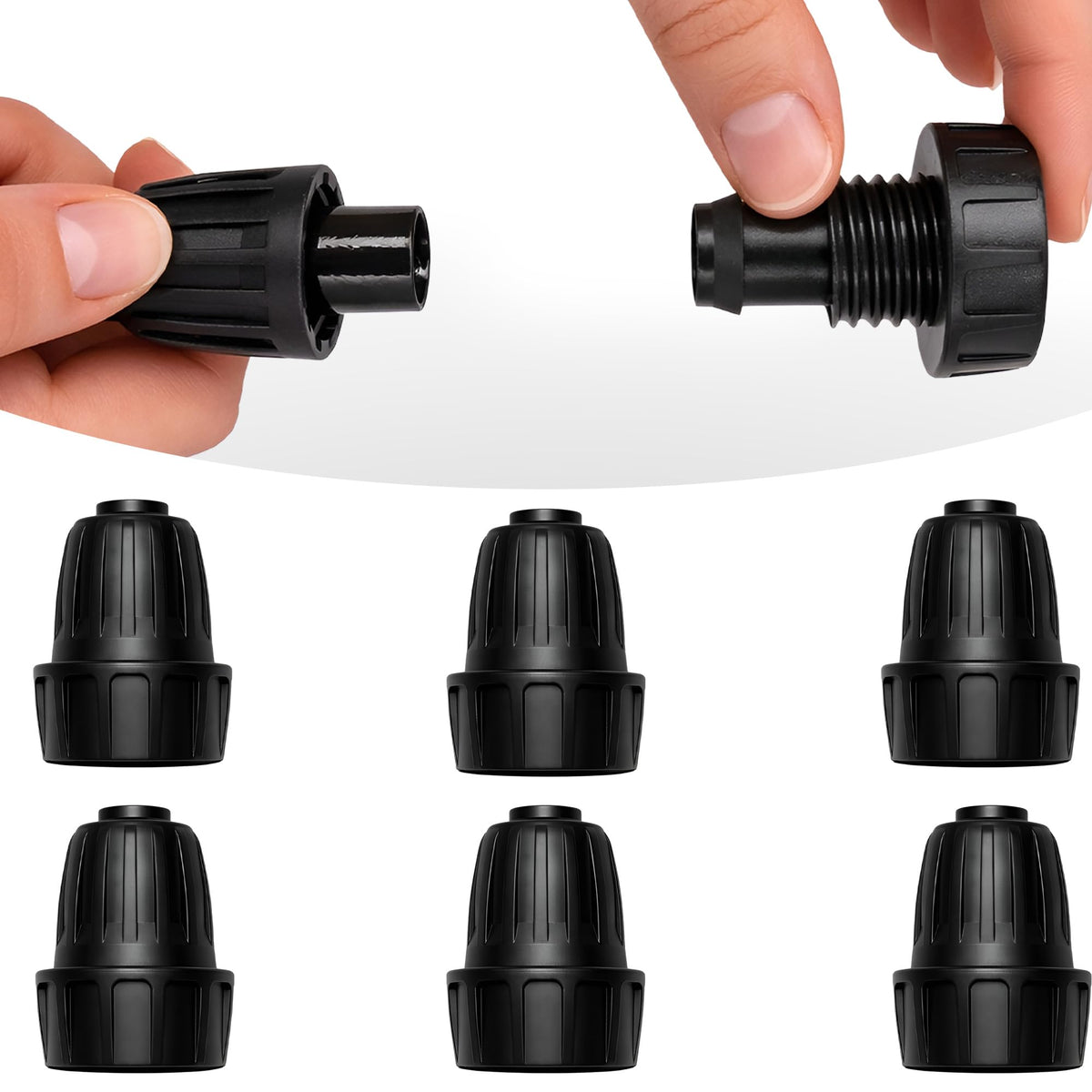 Carpathen 3/4 to 1/2 inch faucet adapter for leak-free irrigation connections.