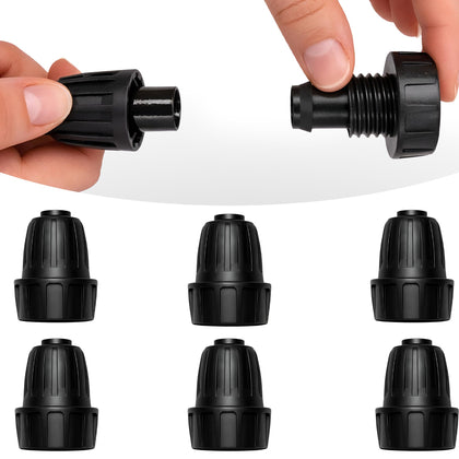 Carpathen 3/4 to 1/2 inch faucet adapter for leak-free irrigation connections.