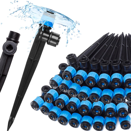 Carpathen drip emitter push-to-connect assembly for quick setup and reliability