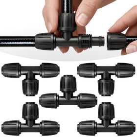 Carpathen 1/2 inch drip splitter kit enabling multi-line irrigation for broader coverage.
