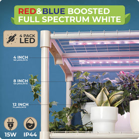 Carpathen grow light strip demonstrates full-spectrum LEDs for seedlings.