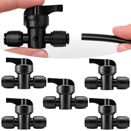 Carpathen 1/4 inch tee connectors 15 pack for flexible irrigation branching