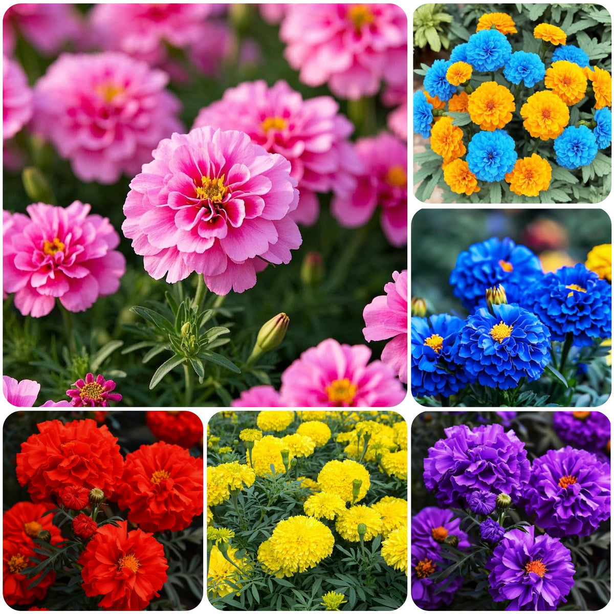 Carpet Creeping marigold seeds germinate easily for beginners in diverse soils.