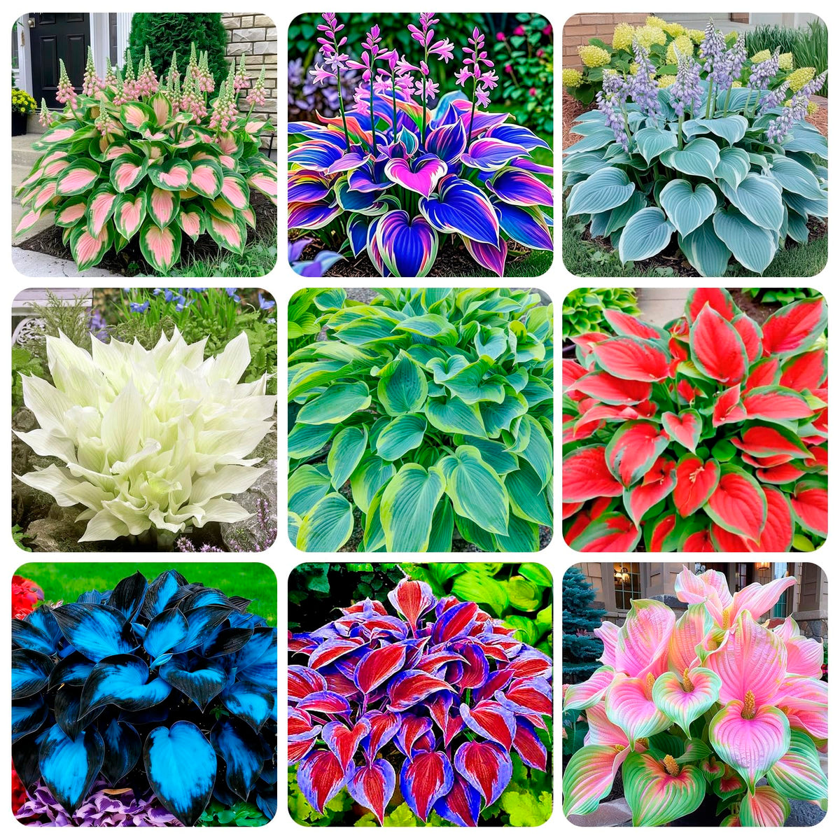 Carpet Creeping hosta seed packet front—perfect for starting shade garden displays.