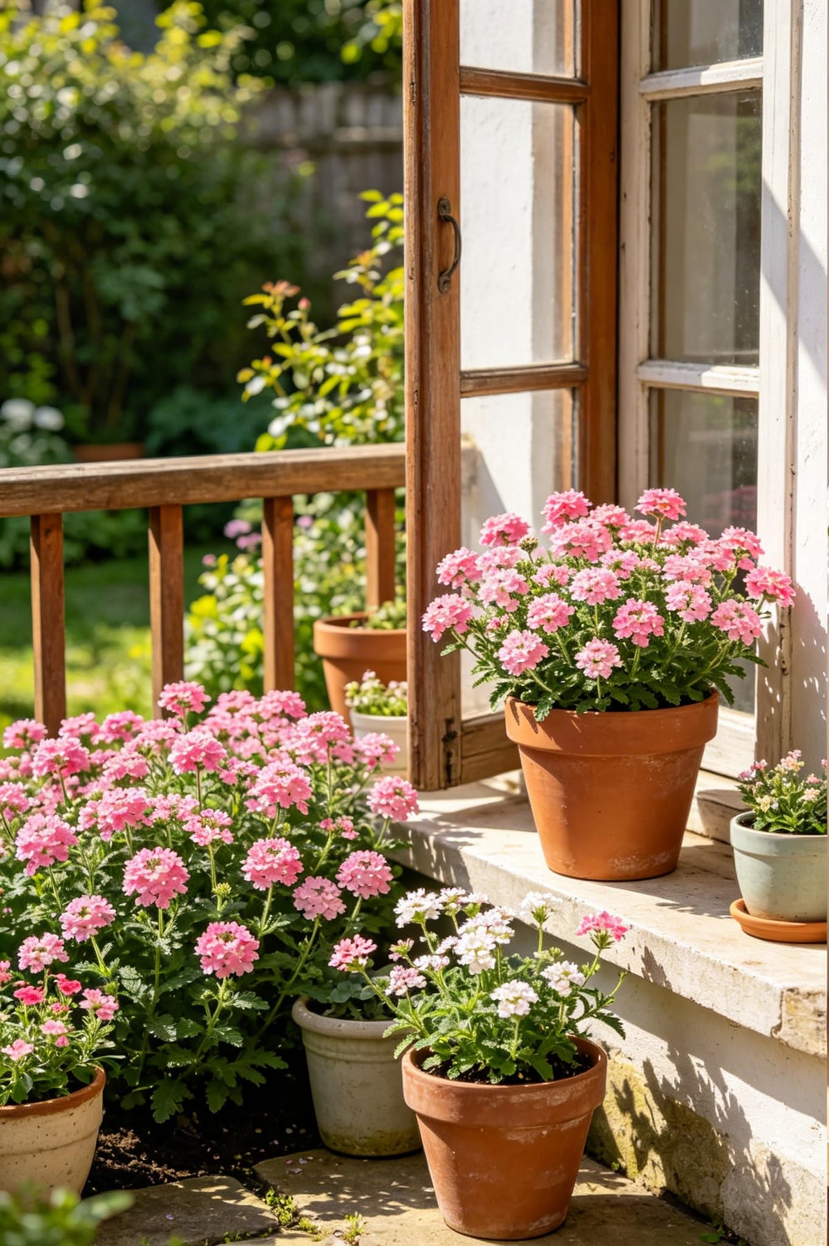 Carpet Creeping CarpetC verbena seeds resist drought after establishment with minimal watering.