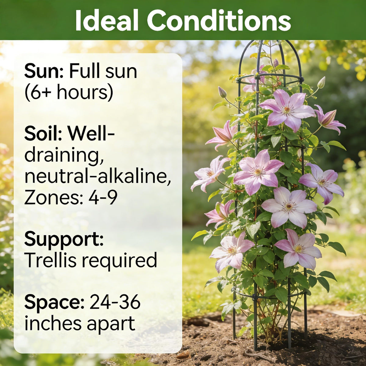 Vertical garden showcase with Carpet Creeping Clematis seeds in containers.