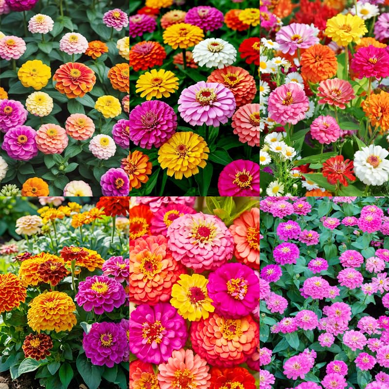 Carpet Creeping zinnia seeds, Aztec Sunset, create vibrant border displays.