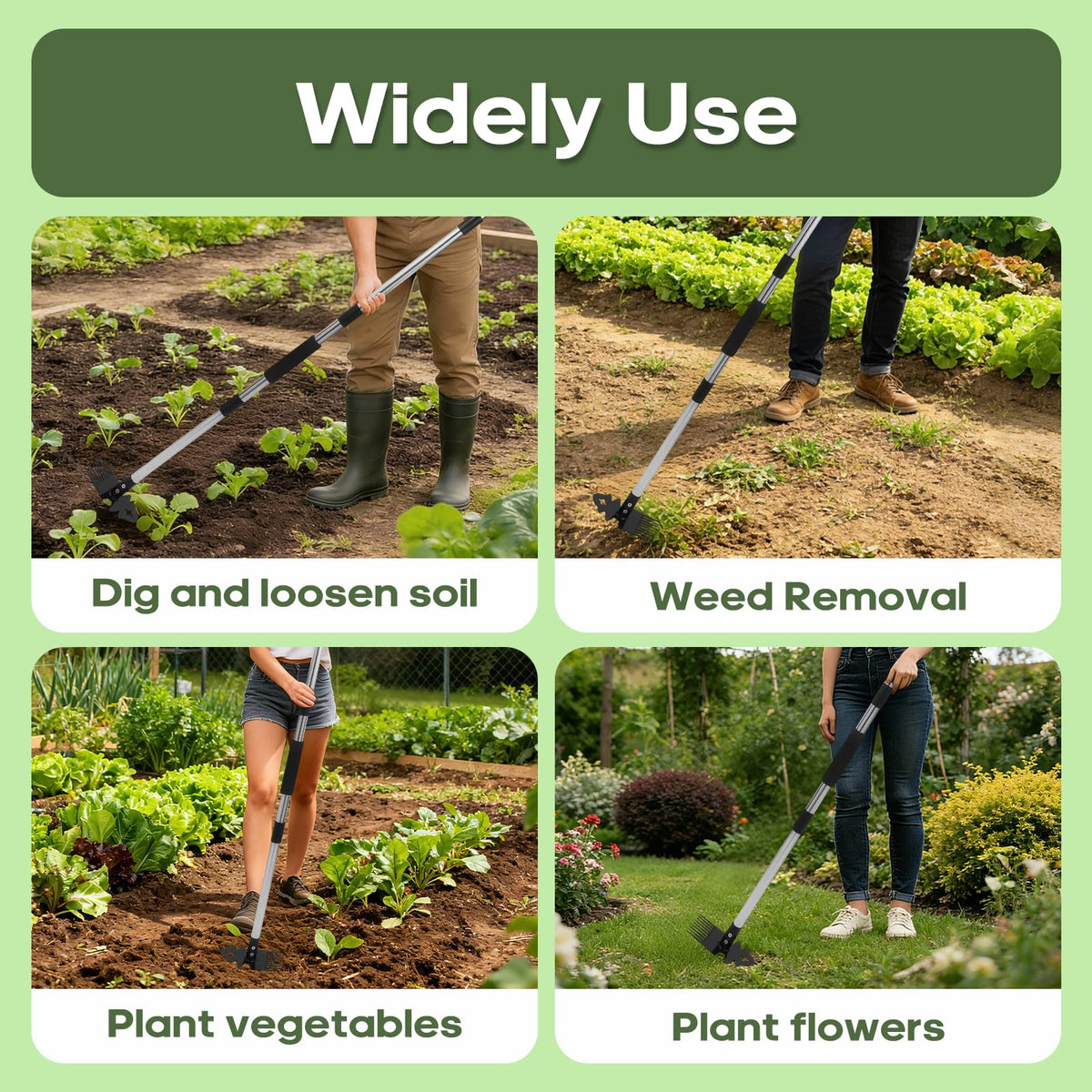 Carrie Rowe multi functional weeding tool suitable for pruning digging and beds