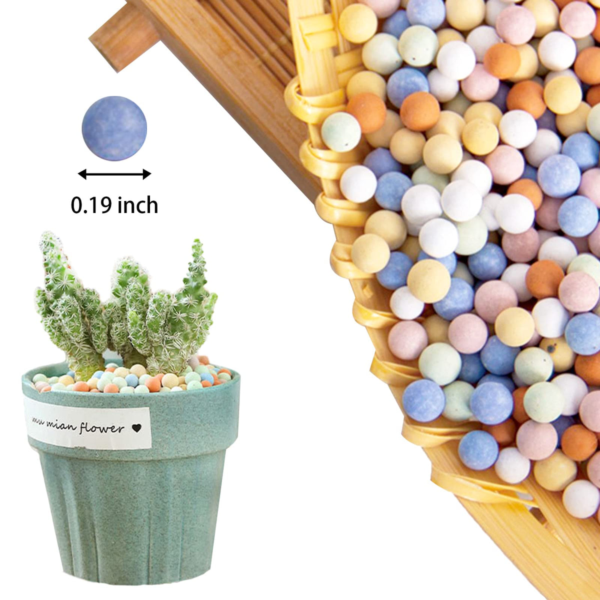 CARURBODY ceramsite pebbles bonsai scene inspires neat, breathable root zones.