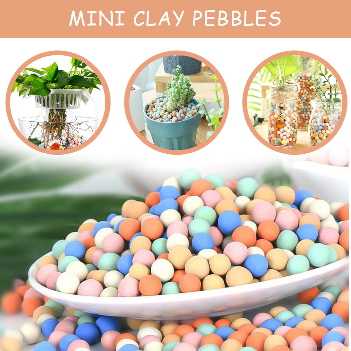 CARURBODY ceramsite pebbles dust-free composition keeps pots cleaner.