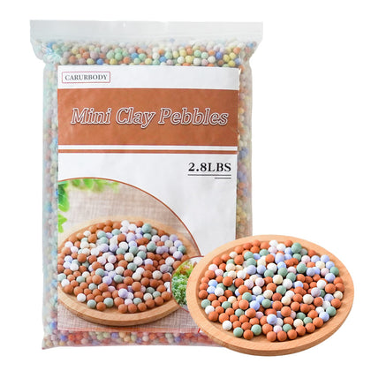 CARURBODY ceramsite pebbles for orchid drainage and decorative top layer.