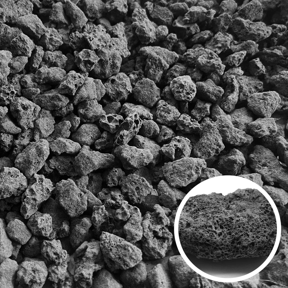 CARURBODY lava rocks bottom layer in pots improves drainage and moisture control