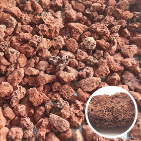 CARURBODY Red lava rocks bottom layer drainage supports healthier roots