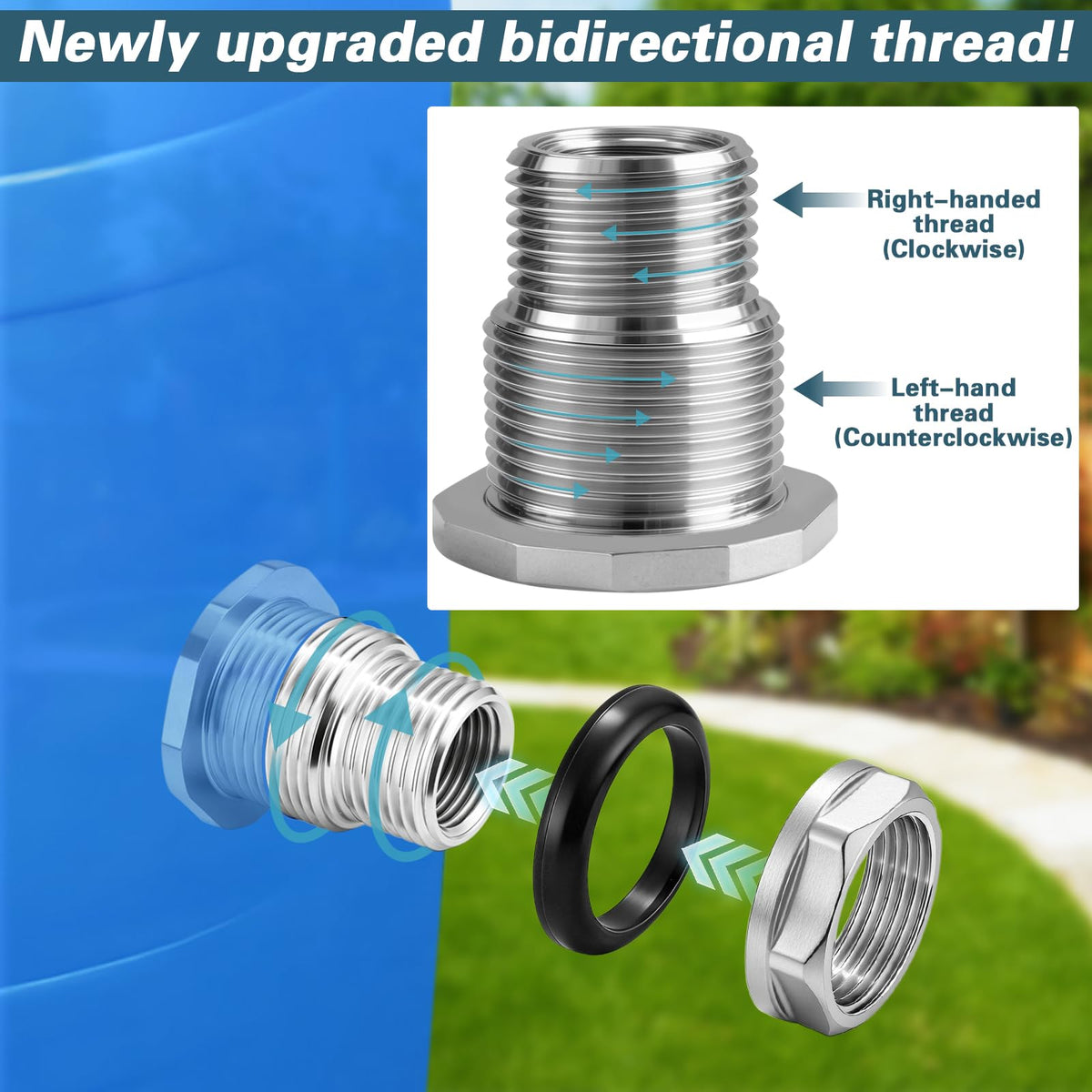 Carvedexquisitely installed-in-tank view demonstrates quick, tool-friendly installation