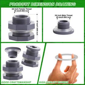 carvedexquisitely bulkhead plug closeup for easy installation