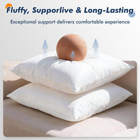 CASAJOY outdoor pillow insert highlights decorative garden and poolside ambiance with durable materials.