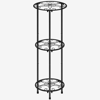 Casimr 3-tier plant stand top view highlighting clean lines and design