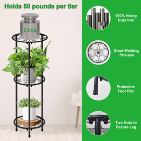 Casimr plant stand close-up of sturdy legs and joints