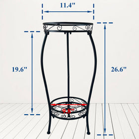 Casimr plant stand assembly legs demonstrates quick setup and tool-free assembly at home.