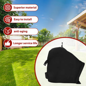 Casmer yard debris collection keeps leaves in one bag
