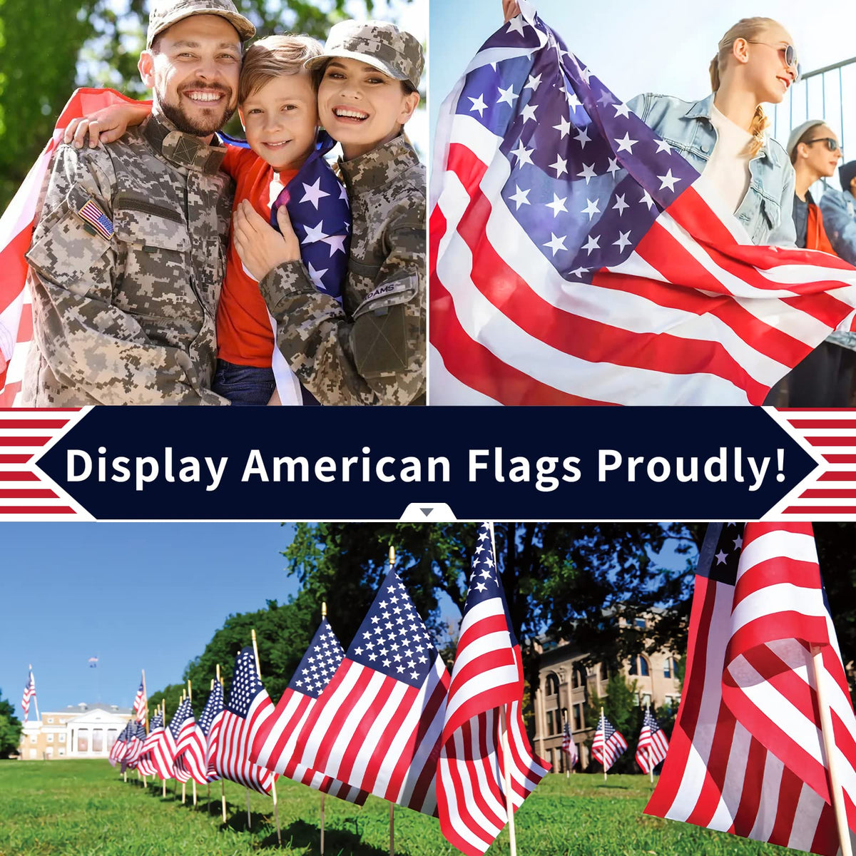 CASTDREAM 4x6 US flag two-pack provides value and replacements.