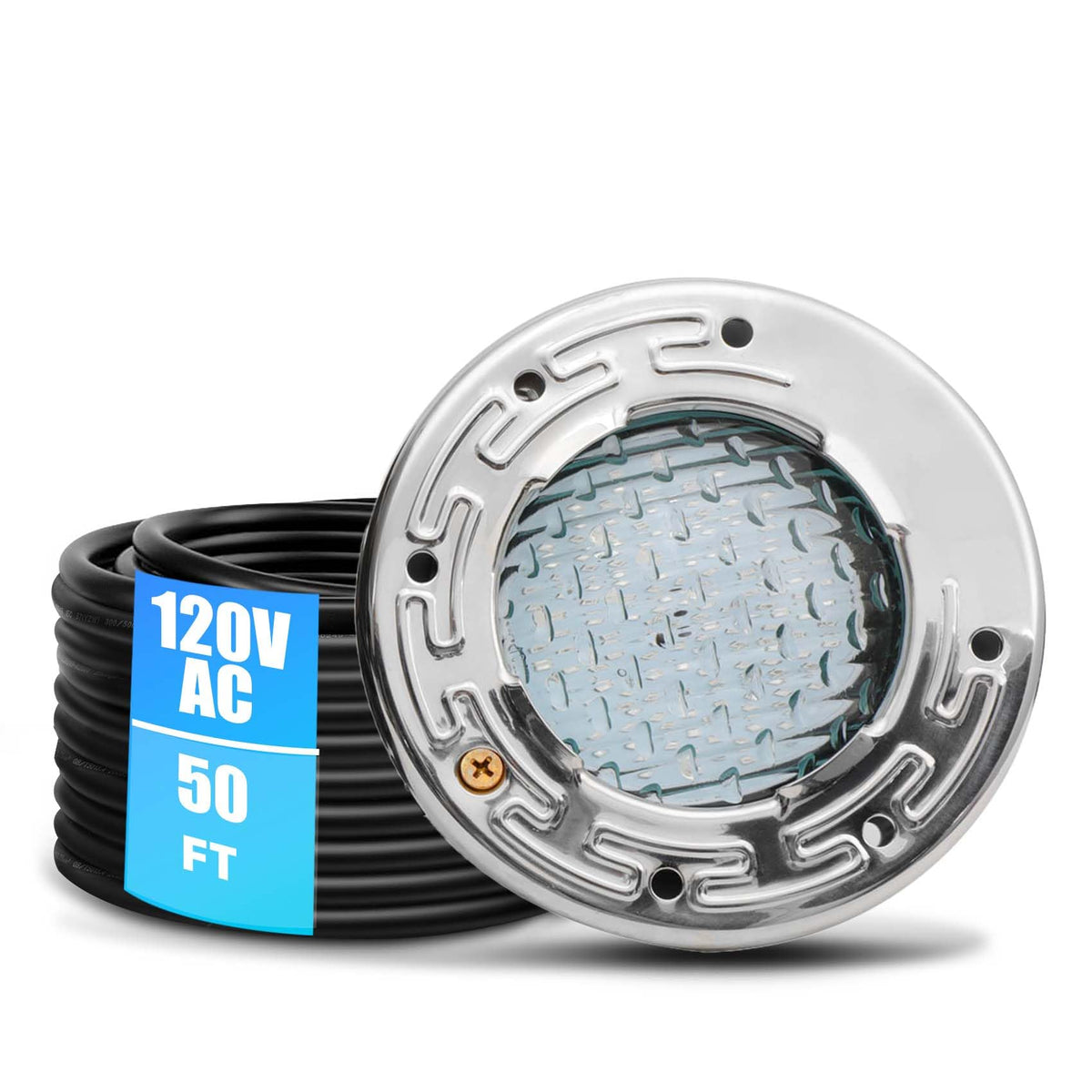CAtArt 6-inch spa light for inground pool with bright cool white illumination