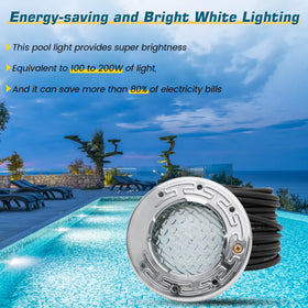 IP68 waterproof spa light designed for submersion and durability