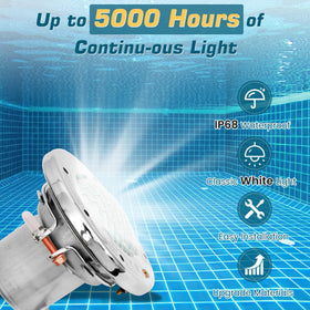 CAtArt light compatible with Pentair and Hayward niches for flexible installs
