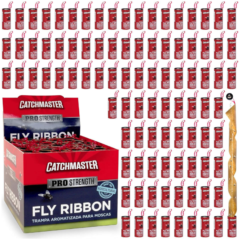 Catchmaster Fly Ribbon 96-pack ready to use for indoor and outdoor spaces