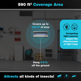 Catchmaster Vector 15 Silver plug-in indoor unit ideal for kitchens, sheds, and garages.