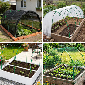 Catephe garden-clips-attachments secure netting over crops with ease.