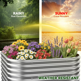 CATMANOR 4-pack 3x3ft open-base promotes healthy roots by direct soil contact