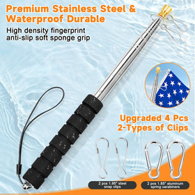 CATMOOW flag pole suited for sports events, travel, and classrooms