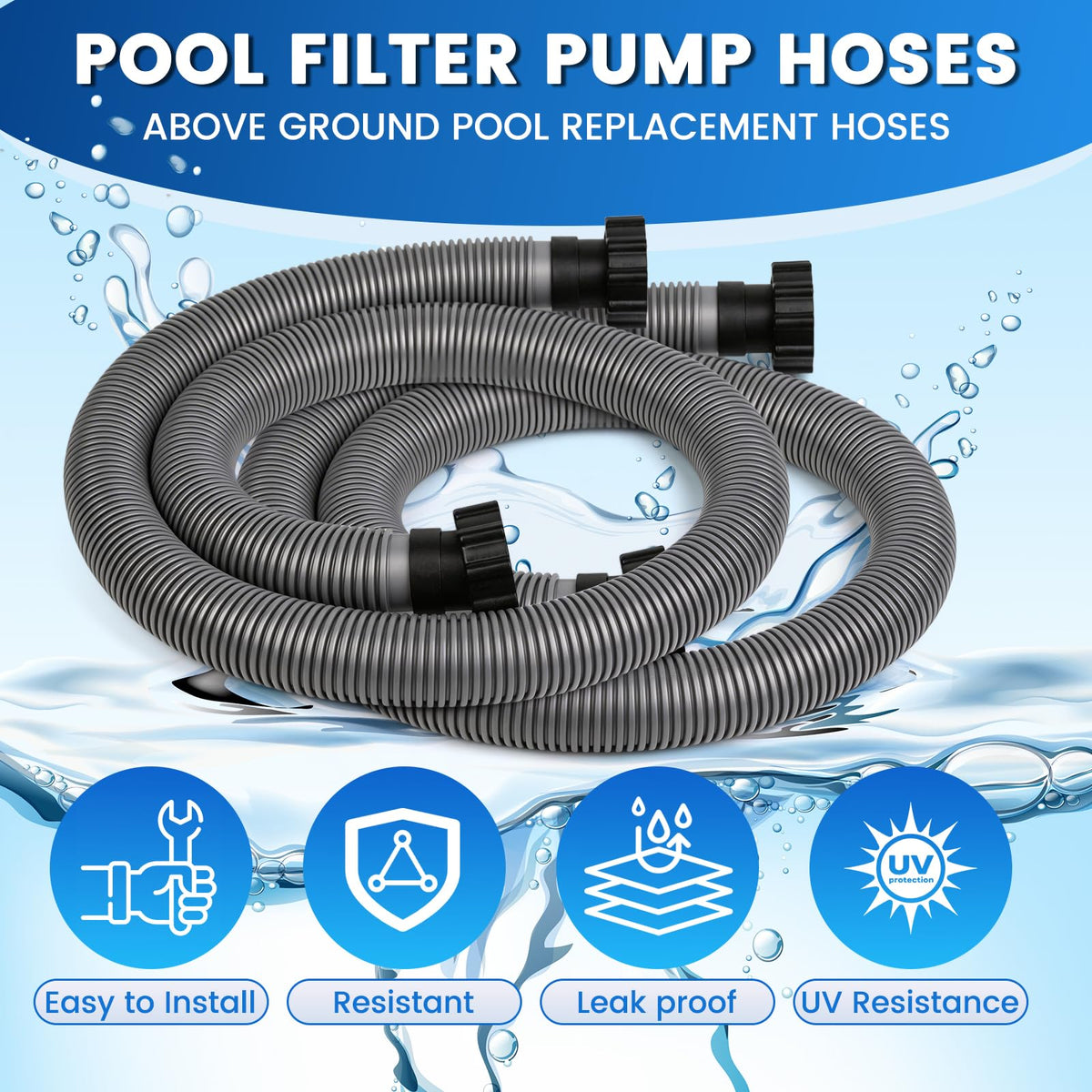CAVENLLI 5.25 ft hose length supports convenient routing and fewer connections.