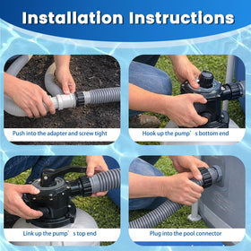 CAVENLLI 2-pack supports easy upgrades to current pool pump and filter setup.