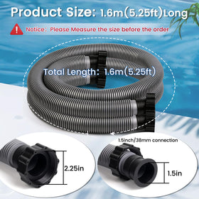 CAVENLLI screw-on-end hoses enable quick, tool-free installation for your filter pump.