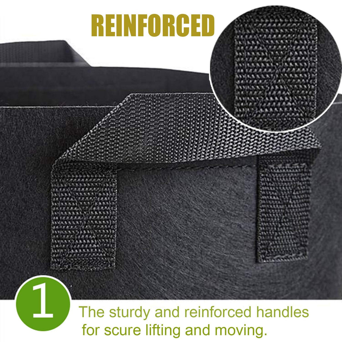 Cavisoo non-woven breathable fabric promotes drainage and healthy root environments.