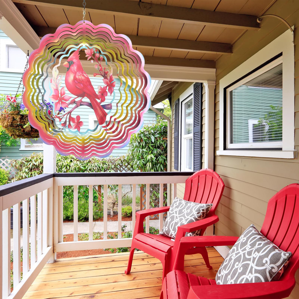 Cawalap wind spinner installation includes gloves for safe assembly outdoors