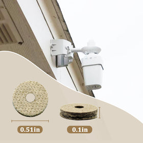 Cawla tool-free install discs simplify maintenance forRain Bird sensors.