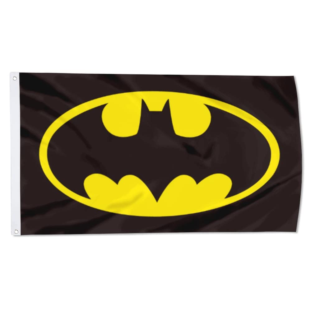 Cayyon Bat Flag 3x5 front view shows durable knit polyester for outdoor display
