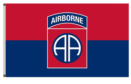Cayyon Flylife 82nd Airborne flag 3x5 ft for outdoor display and patriotic decor