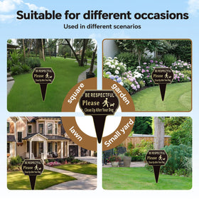 CBCJIEHUXL versatile yard sign suits gardens, courtyards, parks.