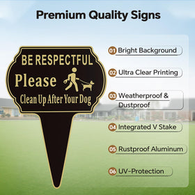 CBCJIEHUXL double-sided sign improves visibility from both directions.