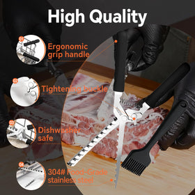 CBCJIEHUXL rib membrane remover tool cleaning brush included for quick cleanup
