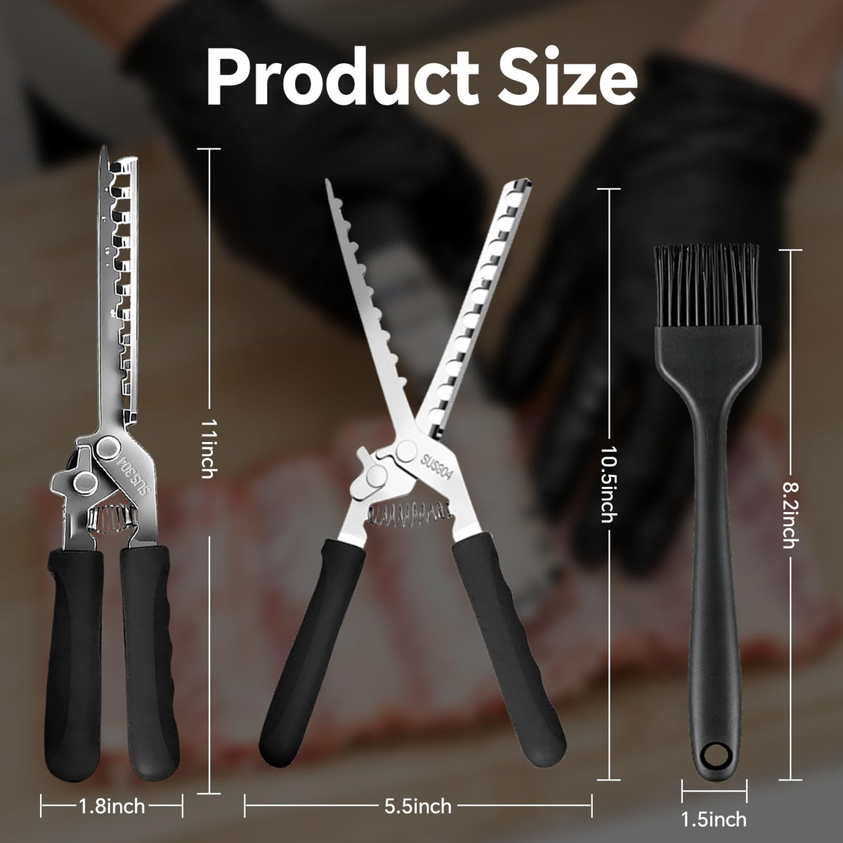 CBCJIEHUXL rib membrane remover tool ergonomic handle designed for comfortable grilling sessions