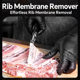 CBCJIEHUXL rib membrane remover tool in action speeds rib prep during barbecue