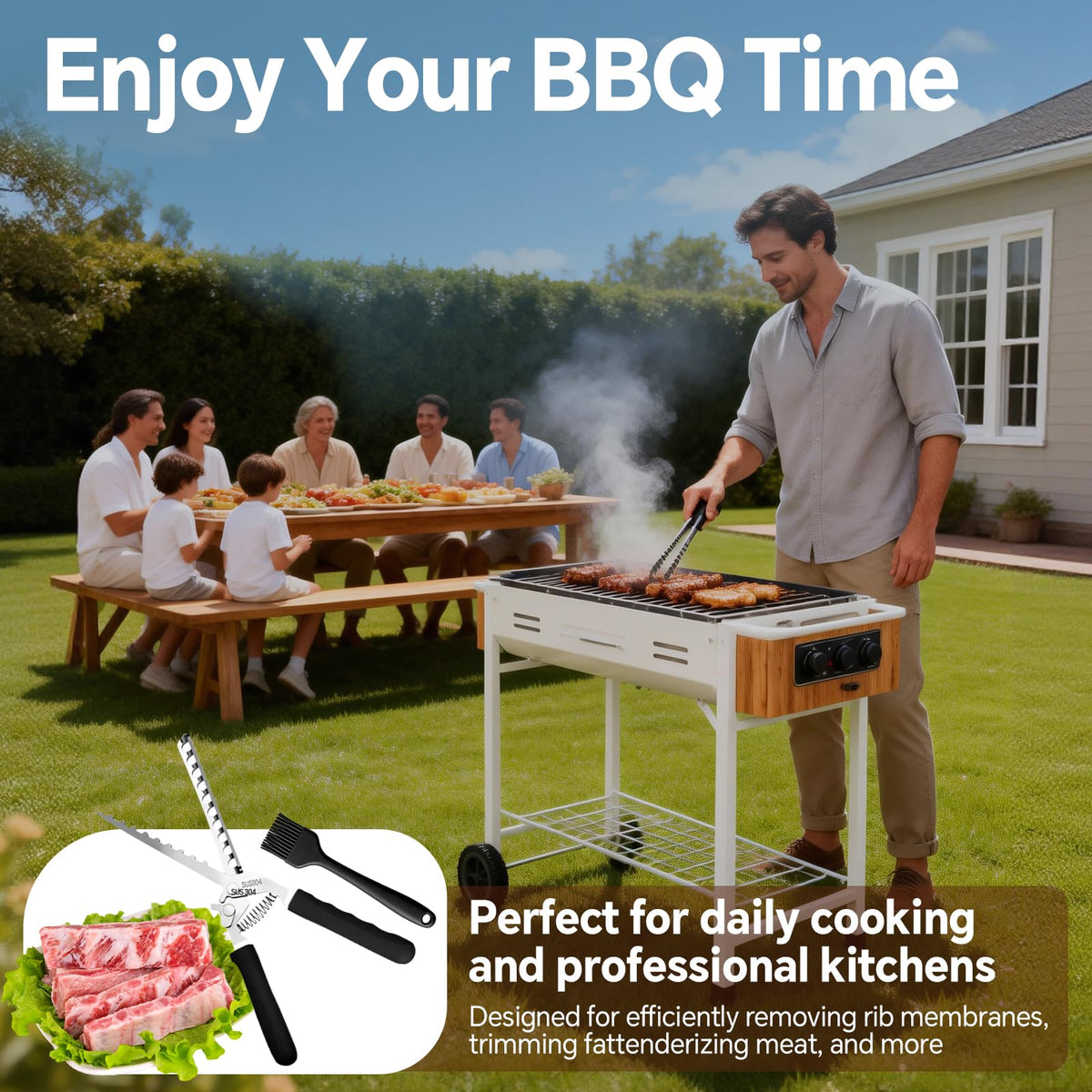 CBCJIEHUXL rib prep tool dishwasher safe for straightforward cleanup