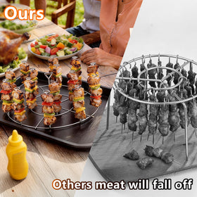 Cbtidaok dishwasher-safe rack cleans quickly after cooking.